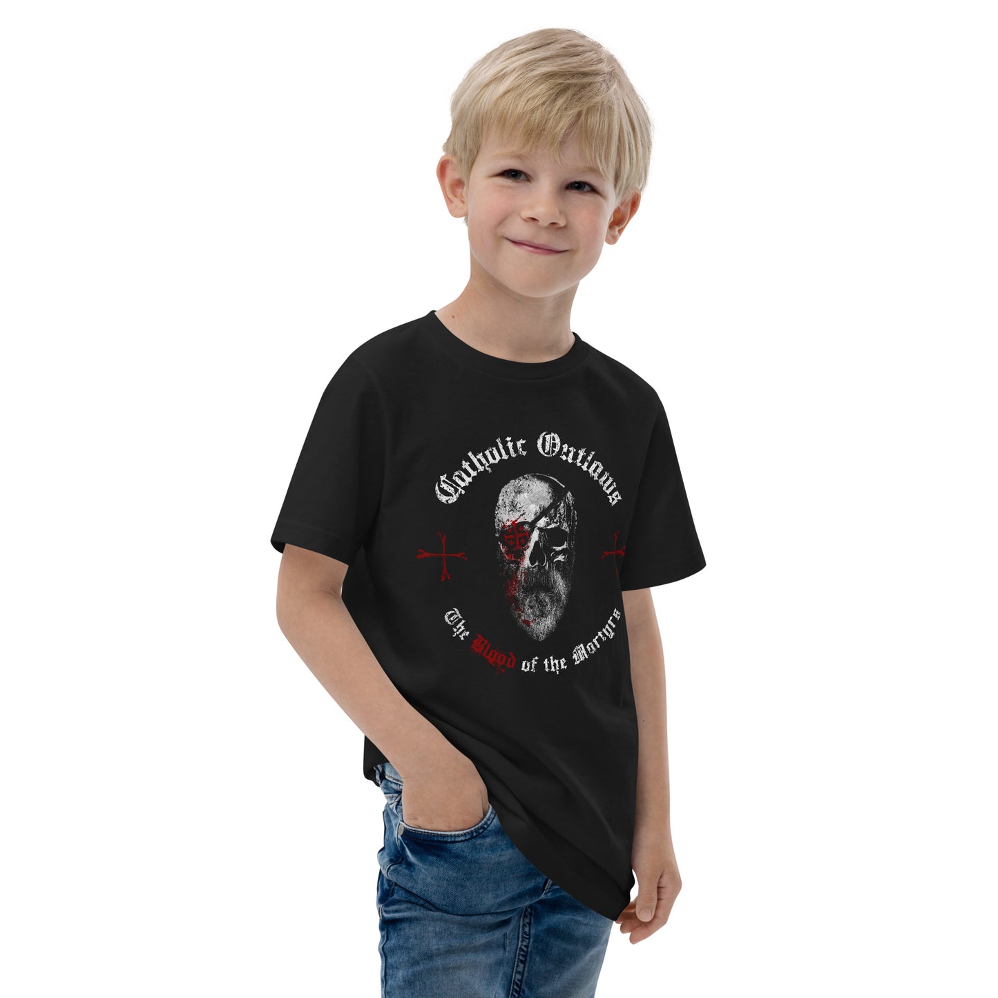 Kids Catholic Outlaws Tee