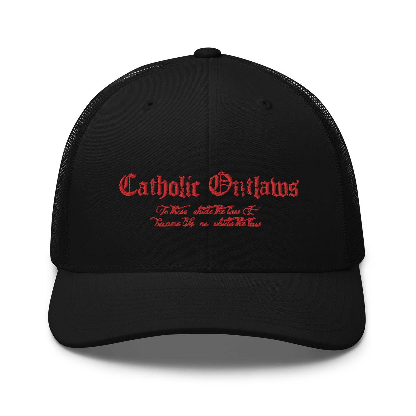 Outlaw Trucker Hat Red