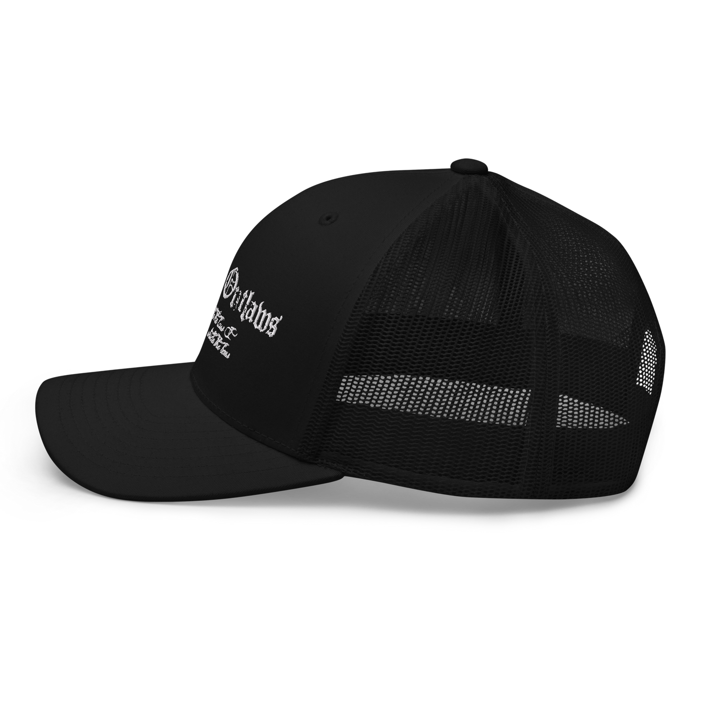 Outlaw Trucker Hat White
