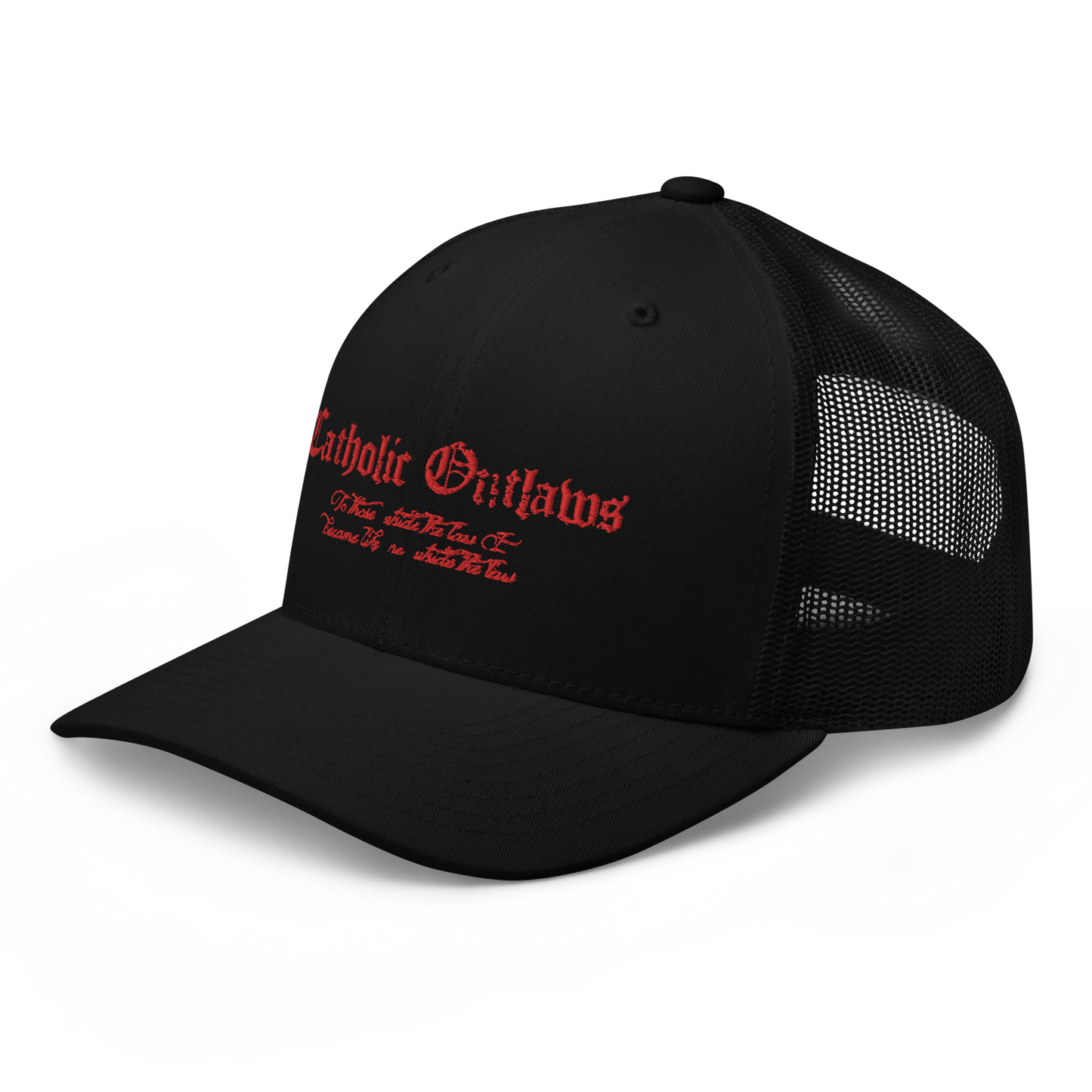 Outlaw Trucker Hat Red