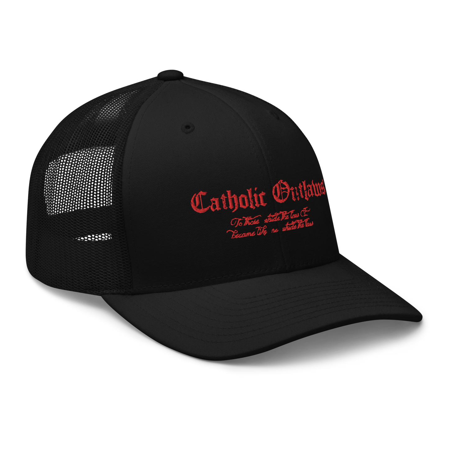 Outlaw Trucker Hat Red