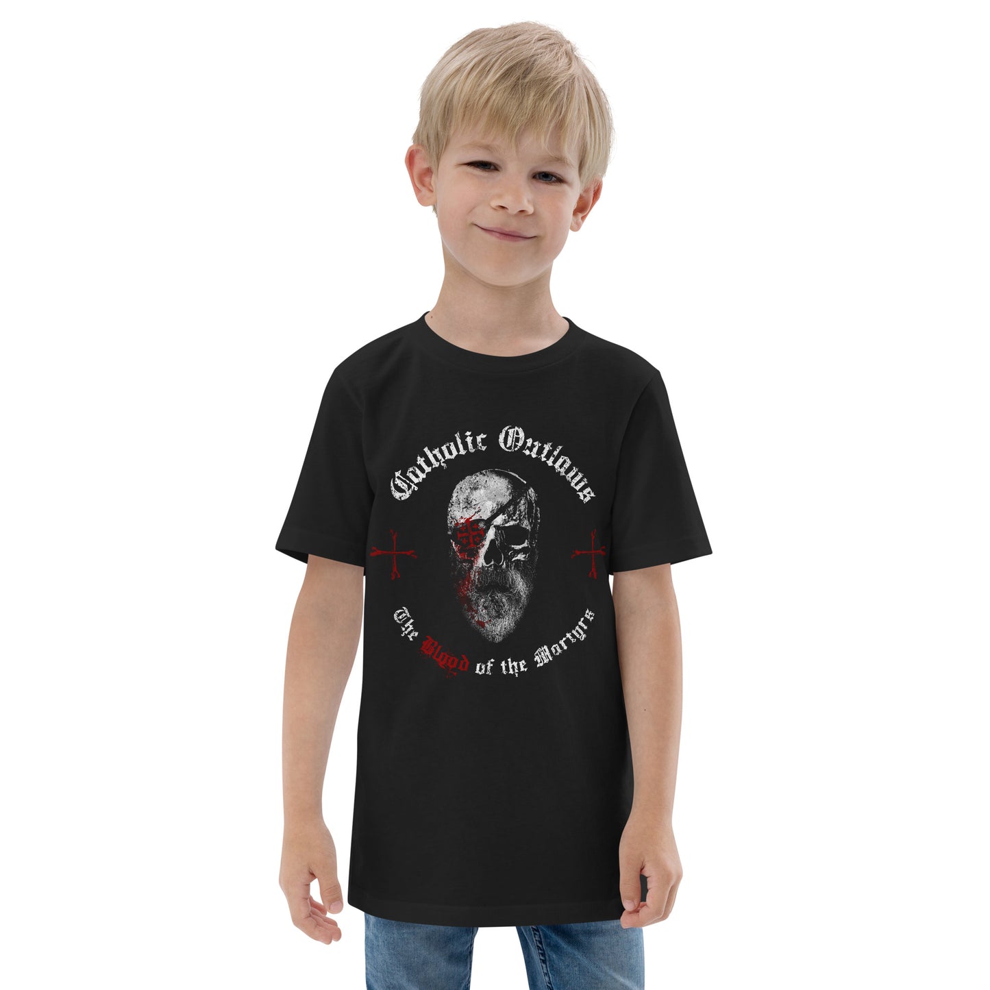Kids Catholic Outlaws Tee